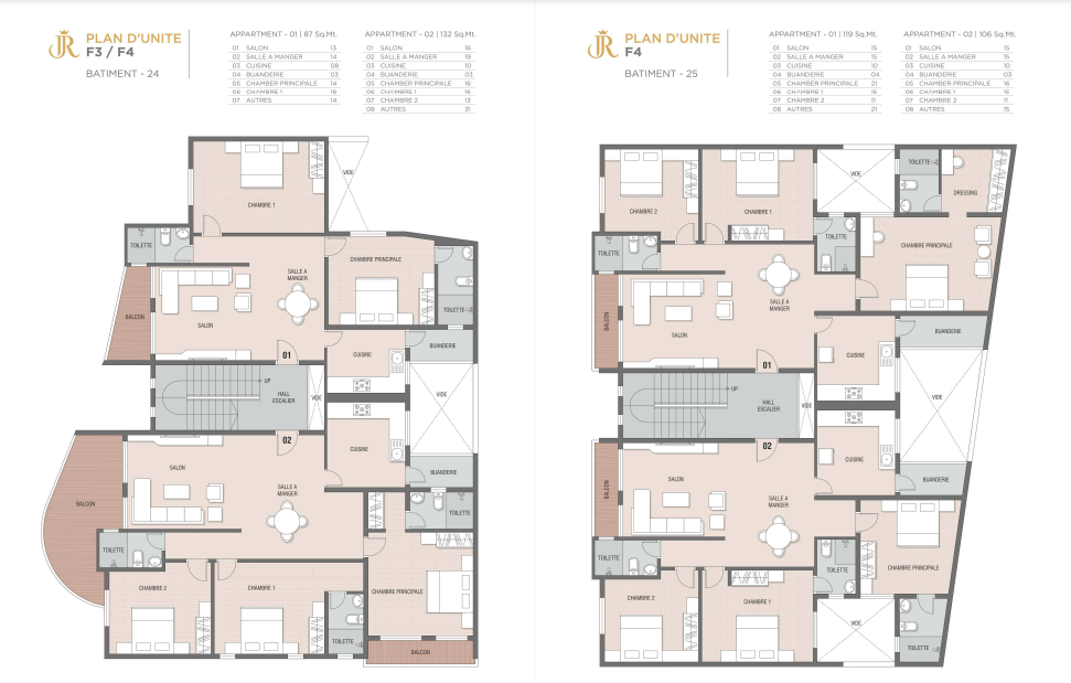 plans de maisons projet immobilier