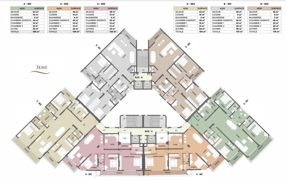 plans de maisons Appartements